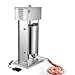 VEVOR Electric Sausage Stuffer, 33 LBS / 15 L Vertical Meat Stuffer, Stepless Speed Control and Foot Pedal, Stainless Steel Heavy Duty Sausage Filler with 4 Stuffing Tubes, for Commercial & Home Use
