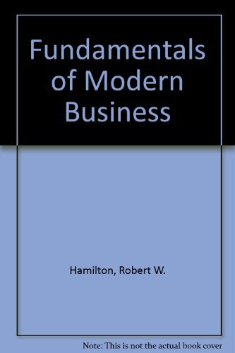 Fundamentals of Modern Business 0316341169 Book Cover