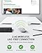 acer Wireless Mouse, Computer Mouse Wireless with 2.4GHz USB Receiver, 1600 DPI Portable Ultra-Slim Mice with 4 Buttons, Lightwight, Compatible with Laptop, MacBook, Desktop, PC - Silver