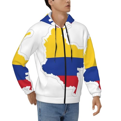 Sweat à capuche Colombie haut de gamme en textile épais de qualité supérieure pour homme