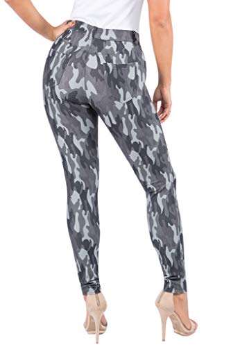 Image of YELETE Women's Basic Five Pocket Stretch Jegging Tights Pants