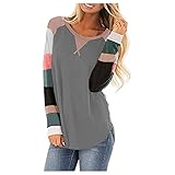 Ocasión: camiseta de manga larga para mujer, perfecta para uso casual, diario, boda, fiesta, trabajo, compras, calle. También es adecuado para la playa, piscina, vacaciones, luna de miel, vacaciones, primavera, verano y otoño. Combina con leggings, jeans, pantalones casuales, suéter, abrigo largo, zapatos de lona, tacones altos, botas largas, botas.