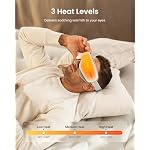 RENPHO Ultra-Quiet Eye Massager with Heat, Lightweight Heated Eye Mask for Migraines, Face Massager for Dry Eyes Relax Reduce Strain Improve Sleep Eyeris Zen - Image 5