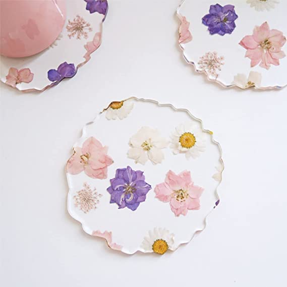 Polaris Fox Pack of 1 Silicone Moulds in Agate Coaster Shape for Epoxy Resin Art, Jesmonite Casting ,Making Coaster | Pack of 1 | Agate Coster Silicon Mould | SIze 4.2inch/11cm | Please refer video or size image before buying 1