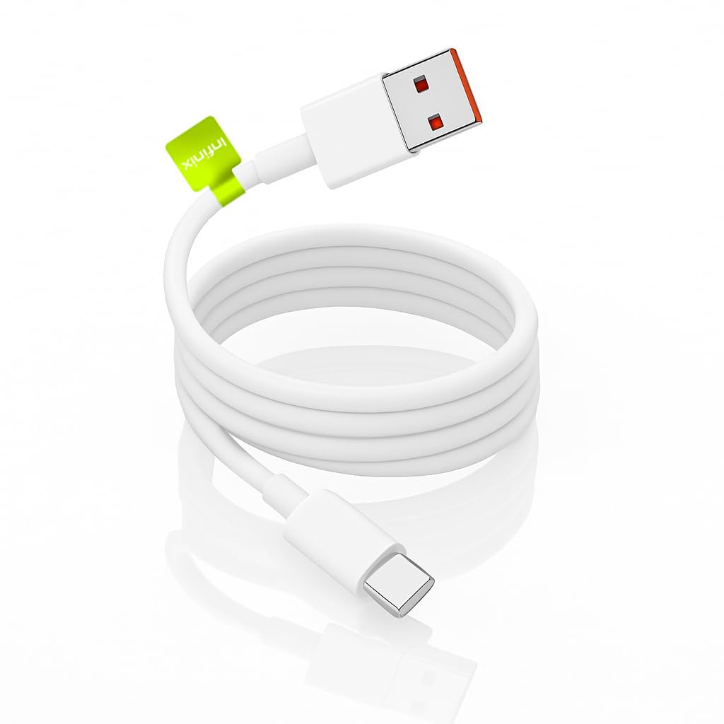 Infinix Original 45W USB A to C Charging Cable Compatible with GT 10 Pro, Note 30, Zero 20, Zero 5, Hot 11, Note 11 Series, Hot 11 2022, Hot 11s, Zero 8i, Note 10,Zero 30, X Pro-image-33