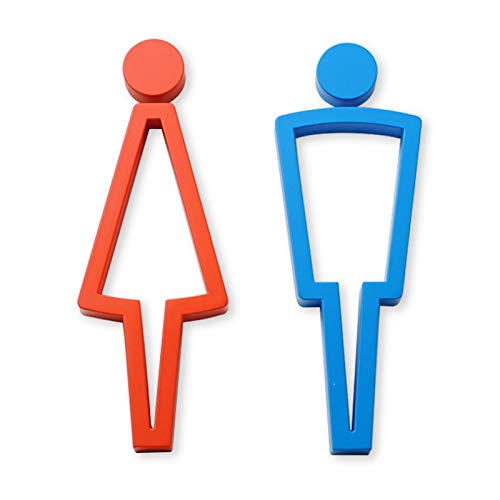 Amazon | トイレサイン DAIKAN ピクトサイン 男女セット TOILETマーク