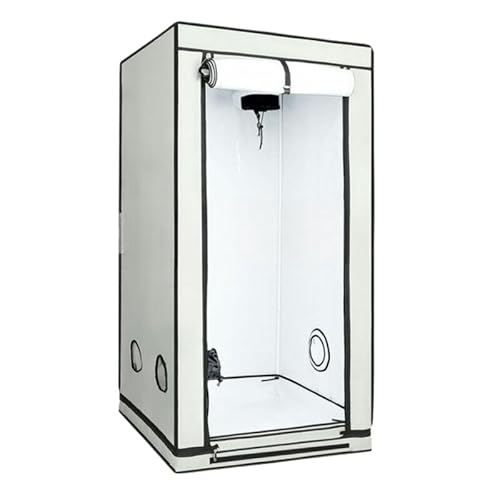 HOMEbox Ambient 80x80x180 cm - Zuchtzelt Growschrank Growzelt Zuchtbox Gewächszelt Homebox Lichtdicht Anbau Grow Indoor