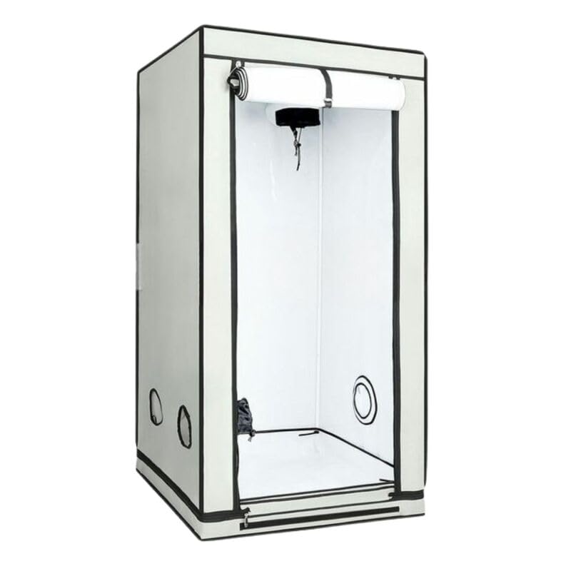 HOMEbox Ambient 80x80x180 cm - Zuchtzelt Growschrank Growzelt Zuchtbox Gewächszelt Homebox Lichtdicht Anbau Grow Indoor