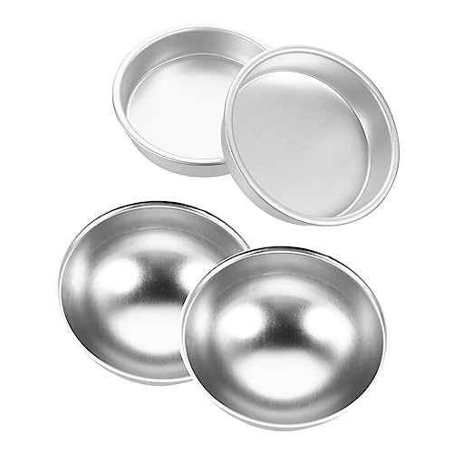 Unomor Non-stick Cake Molds 2 Sets Half Sphere Baking Molds Cookie Trays for Cakes Cookies Biscuits and Desserts
