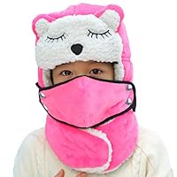 Algopix Similar Product 14 - Cartoon Winter Hats Ski Cap for Kids
