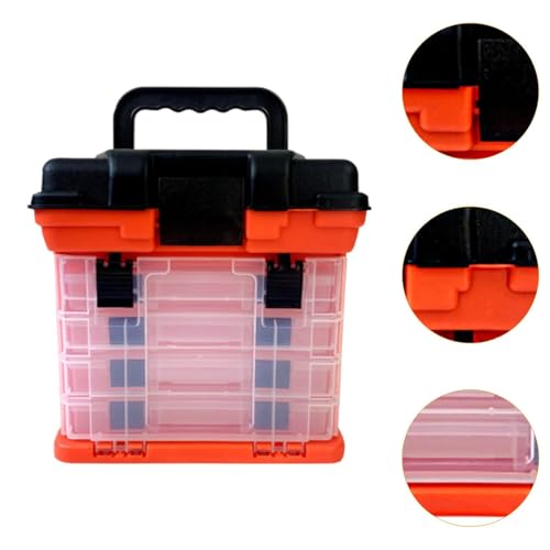 Caja de Pesca Pegciuho con Divisores Removibles, Bandejas para Señuelos, Líneas, Ganchos y Organizador para Pescadores Amateur miniatura 2