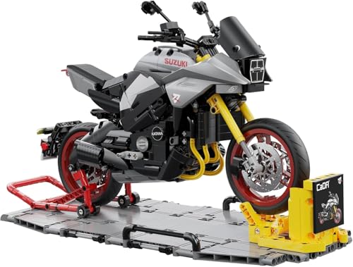 Cada Suzuki CATANA 2022 - Bausatz - Rennrad - Grau-Schwarz - 1104 Teile - ab 8 Jahren - Maßstab 1:6 (Muss 927DE59021)