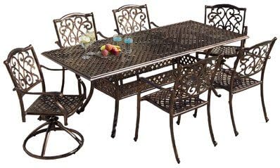 NFusion Vallarta 7 Piece Expandable Dining Set