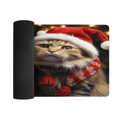 Christmas Cat Desk Pad FekiLoot 60x30 cm Base Antideslizante miniatura 3