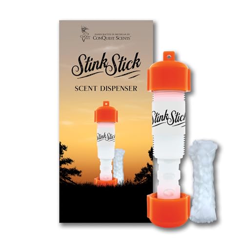 Conquest Scents Orange Stink Stick, Reusable Scent Dispenser with Wick