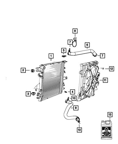 Mopar 6814 3886AA, Radiator