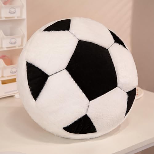 UGEYAO Soccer Shaped Throw Pillow 13.8