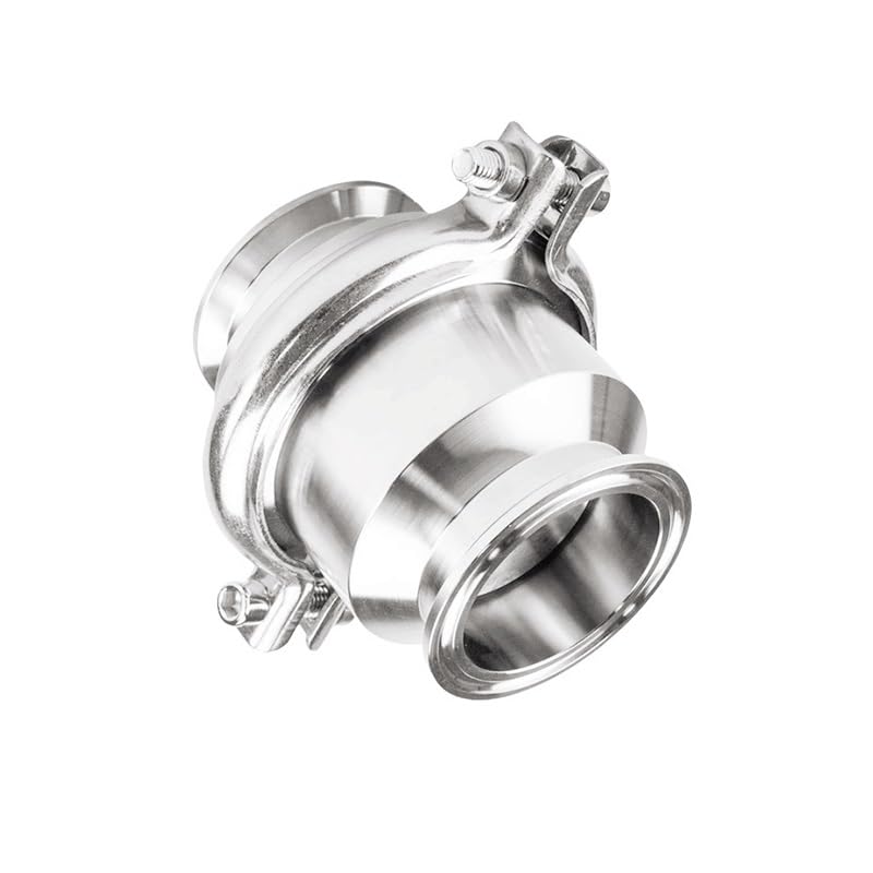 Zawór zwrotny sanitarny z potrójnym zaciskiem, przepływ jednokierunkowy, stal nierdzewna SS316(45mm Ferrule 64)