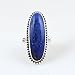Lapis Lazuli Handmade RIng 925 Sterling Silver Blue Stone Ring Large Oval Gemstone Ring For Women Designer Ring September Birthstone Lapis Jewelry Gift For Her By NKG