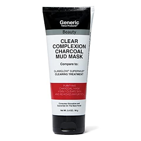 Generic Value Products Clear Complexion Charcoal Mud Mask Compare to Clearing Treatment Cover