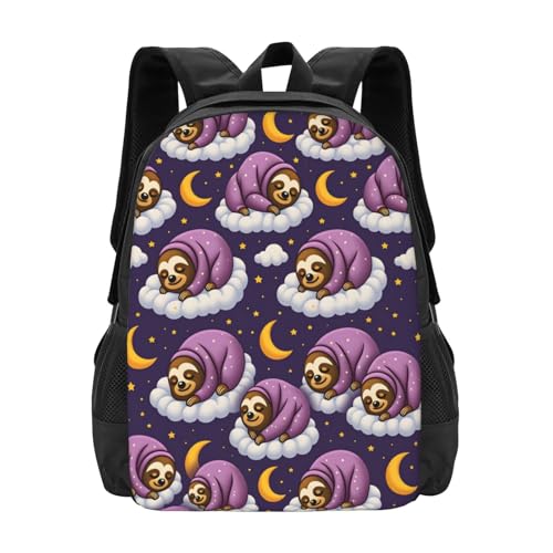 Mochila para portátil ajustable diseño perezoso bolsa de viaje grande mujeres y hombres