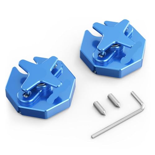 Front Forks Kompression Adjuster Knob Kompatibel mit YZ125 YZ250 YZ250F YZ450F YZ125X YZ250X YZ250FX YZ450FX WR250F WR450F Motorrad(Blue)