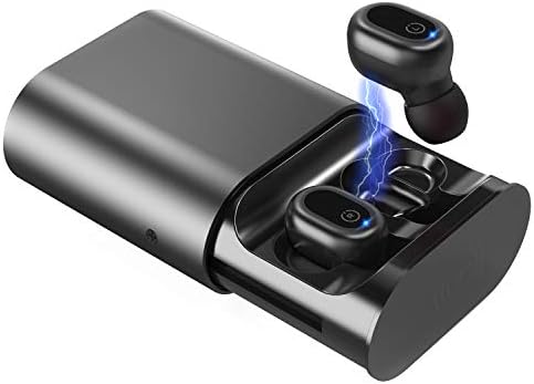 XIKER True Wireless Stereo Bluetooth Earbuds, Latest Bluetooth 5.0 Wireless Earbuds IPX8 Waterproof in-Ear with Wireless Charging Case, 16H Playtime 3D Stereo Sound with Deep Bass Wireless Headphones