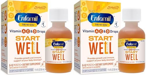 Image of Enfamil Tri-Vi-Sol Infant Multivitamin Drops, Supports Growth & Immune Health for Babies, 50mL Bottle​ (Pack of 2)