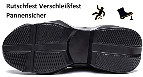 SUADEX Veiligheidsschoenen Heren Werkschoenen Lichtgewicht Safety Shoes - Image 5