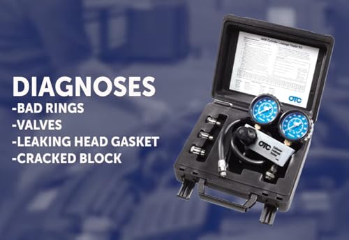 Image of OTC 5609 Cylinder Leakage Tester Kit with Storage Case | Quickly Diagnose Internal Engine Problems like Bad Rings, Valves, and Leaking Head Gaskets