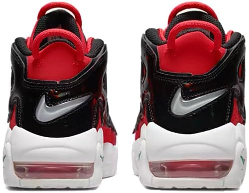 Nike Air More Uptempo Big Kids' Shoes (DV2205-600, Lobster/White/Green Noise/Black) Size 64