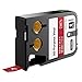 DYMO All-Purpose Labels for DYMO XTL Label Makers, White on Red, 1/2", 1 Roll (1868761)