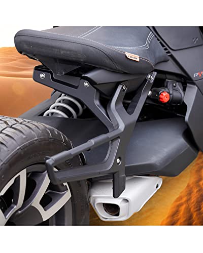 Kit de soporte para alforjas A & UTV PRO para Can Am All Ryker, modelos Ryker 600/900/Rally, rack para equipaje, accesorios, reemplaza OEM #219400856, Negro, Aluminio miniatura 2