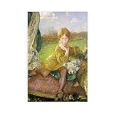 ANFOTCM Póster artístico de Annie Louisa Swynnerton, Evelyn, decoración de pared, bar, restaurante, garaje, cafetería, letrero artístico, regalo, 50 x 75 cm