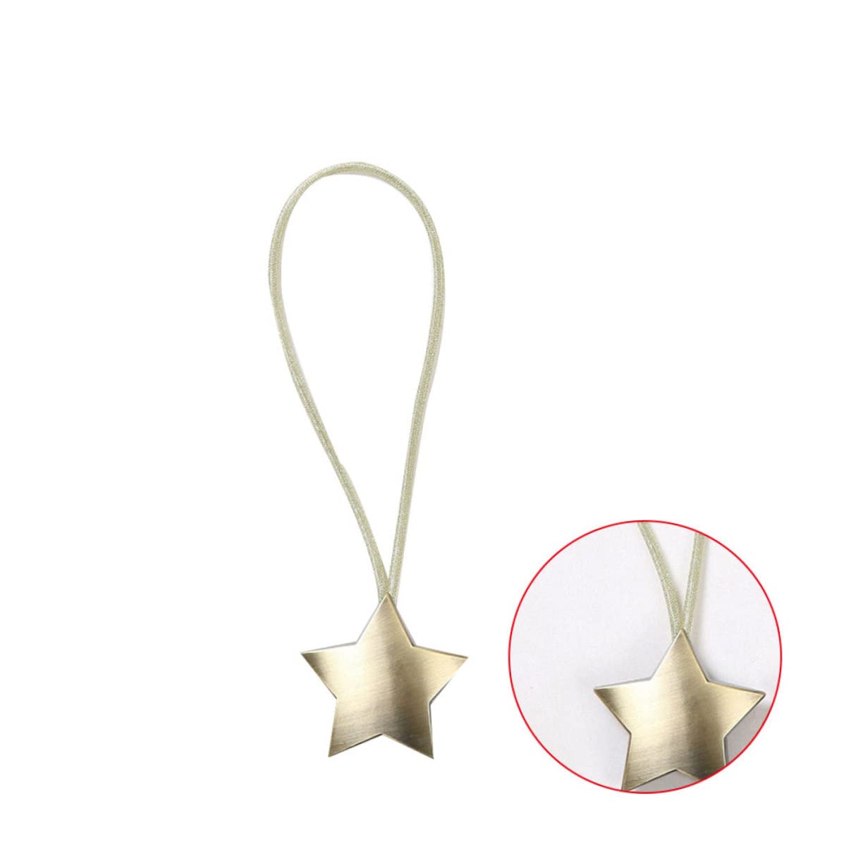 ABOOFAN 4 Pièces Embrasses De Rideau Boucle De Rideau Magnétique Crochet De Traction Supports De Draperies Magnétiques Support Magnétique Accessoires De Crochets De De