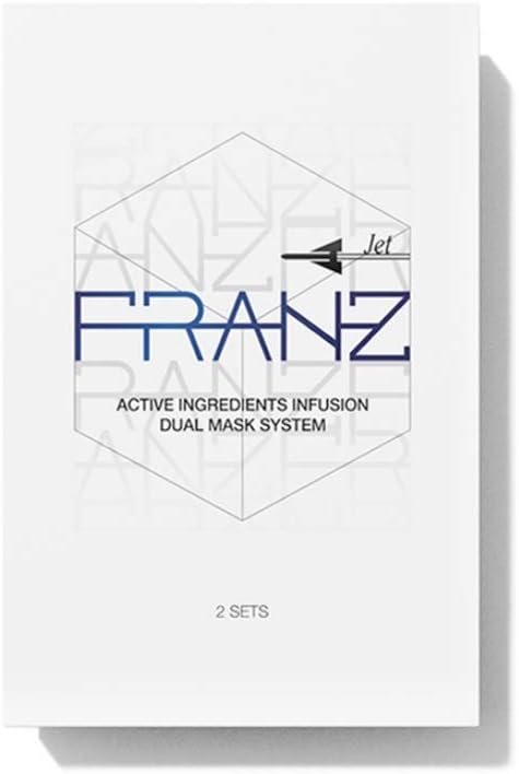 FRANZ Dual Mask Jet 2EA (Mask 25ml x2ea Elixir 3ml x2ea) 'K-beauty'