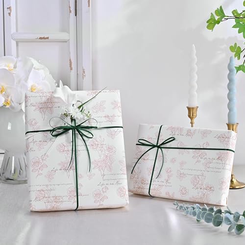 Image of Double Face Spruce Satin Thin Ribbon 1 /8 inch X 50 Yards Polyester Spruce Ribbon for Gift Wrapping Very Suitable for Weddings Party Hair Bow Invitation Decorations and More