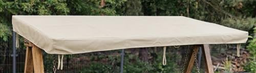 Hollywoodschaukel Dachbezug nach Maß Wasserdicht UV-beständig & wetterfest Ersatzdach/Dachplane/Schaukel-Dach maßgefertigt für 2-4 Sitzer Gartenschaukeln | UNICOVR Das Original