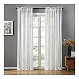 TISSU: Les rideaux transparents sont faits de Polyester