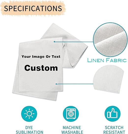 Custom Table Runner 36"x72" Personalzed with Business Logo or Your Text Photo Customize Tablecloth Runners with Logo for Birthday Wedding Anniversary Tradeshow Events