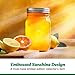 Ball Limited Edition Sunshine Glass Mason Jars, Regular Mouth, Pint Size (4 Count (Pack of 3))