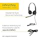 Jabra Biz 1500 Quick Disconnect On-Ear Stereo Headset - Corded Headphone with Noise-Cancelling Microphone and Volume Spike Protection for Deskphones, Black