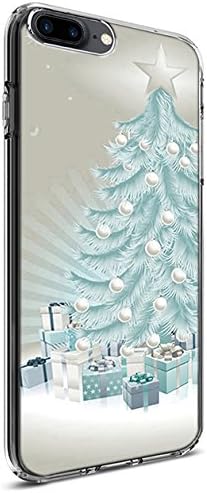 iPhone 8 Plus/iPhone 7 Plus Case Thin Slim Fit Protective Case (Compatible with iPhone 8 Plus/iPhone 7 Plus) 5.5 Inch Christmas Tree and Gift