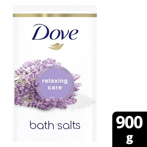 Dove Relaxing Care Lavender & Chamomile Bath Salts with skin-natural moisturisers to relax your mind & body, leaving your skin smooth & soft 900 g - Image 3