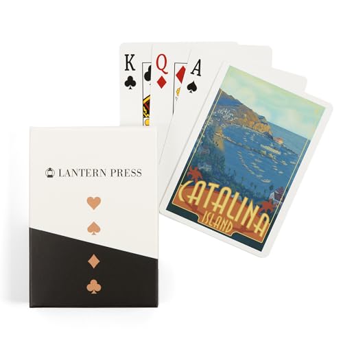 Lantern Press Naipes Poker Catalina Island 52 Cartas
