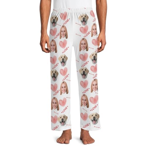 Custom Face Pajamas Pant With Photos Personalized Funny Pajamas Pants For Men Women Couples Christmas Valentines2