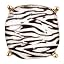 Cushion Square - Zebra White