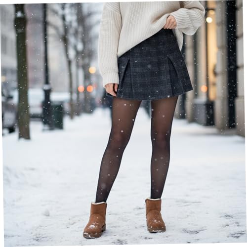 Collants chauds doublés polaire pour vos sorties d'hiver - 2