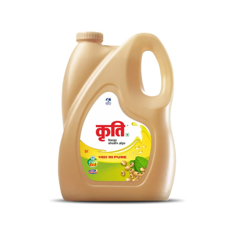 Kriti Refined Soybean Oil 5L Jerry Can Amazon.in Grocery & Gourmet