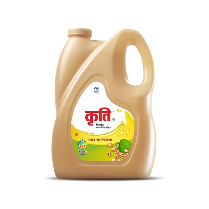 Kriti Refined Soybean Oil 5L Jerry Can Amazon.in Grocery & Gourmet